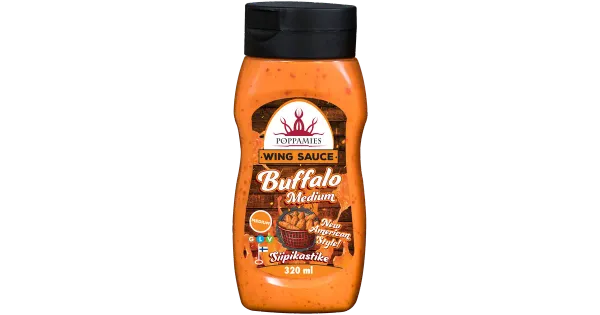 Poppamies buffalo kaste kanatiibadele, keskmine 320 ml
