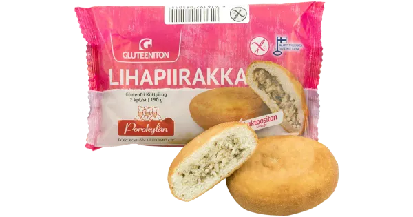 Porokylän gluteenivaba lihapirukas 2x190 g