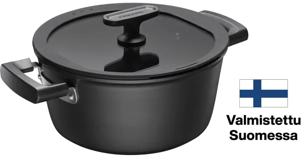 Pott Fiskars Hard Face 3,5 l, must