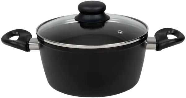 Pott House 2,7 l, klaaskaan,must