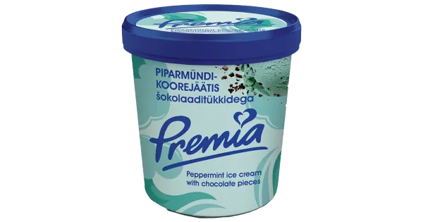 Premia Piparmündijäätis Šokolaaditükkidega 500 ml