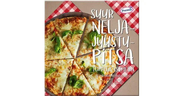 Premia Suur Nelja-Juustu Pitsa Tomatikastmega 340 g