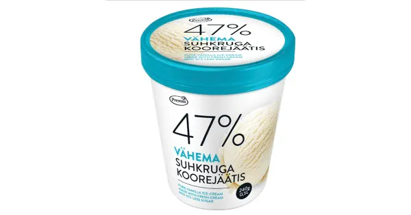 Premia Vähendatud Suhkrusisaldusega jäätis 500 ml
