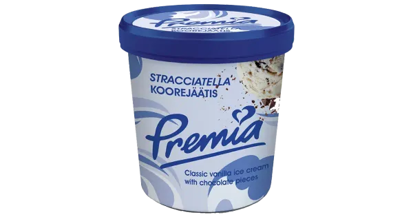Premia Vanilli koorejäätis Šokolaaditükkidega 500 ml