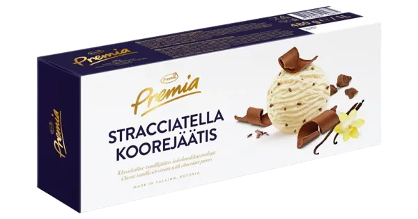 Premia Vanillijäätis Šokolaadilaastudega 1 l