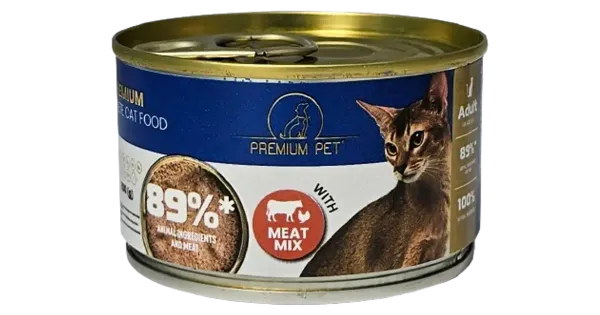 Premium Pet pasteet kassidele Meat Mix 100g