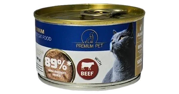 Premium Pet pasteet kassidele veiselihaga 100g