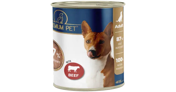 Premium Pet pasteet koertele veiselihaga 415g