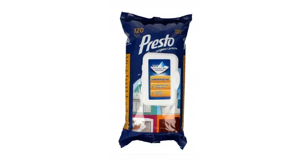 Presto Clean 2in1 universaalsed puhastuslapid 120 tk
