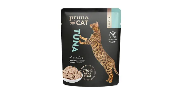 Prima Cat täissööt kassidele tuunikalaga, 50g