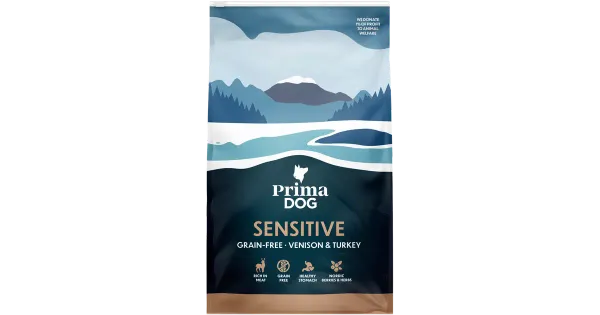 Prima Dog hirveliha-kalkuni koerte kuivtoit Sensitiv 3kg