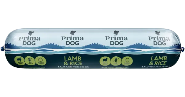Prima Dog koeravorst lambaliha ja riisiga 800g