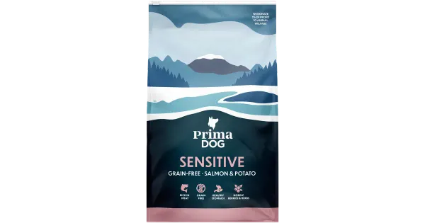 Prima Dog lõhe-kartuli teraviljavaba kuivtoit täiskasvanud koertele 3 kg