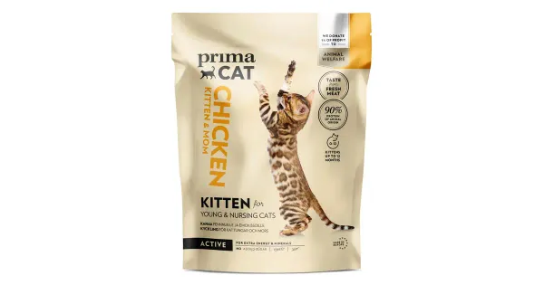 PrimaCat täissööt toakassidele kanalihaga, 400 g