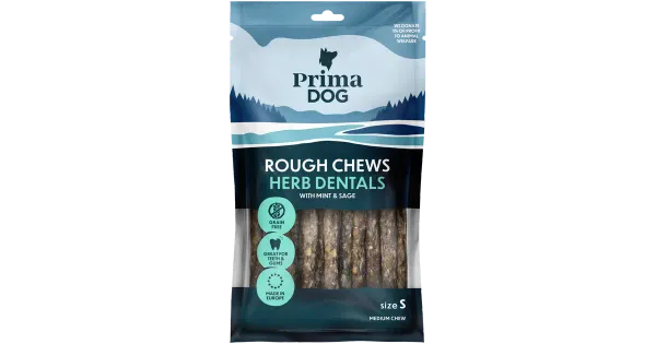 Primadog närimiskondid ürtidega koerele S 12cm 100g