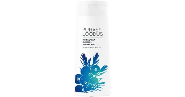 Puhas Loodus dušigeel kadakamari värskendav 250ml
