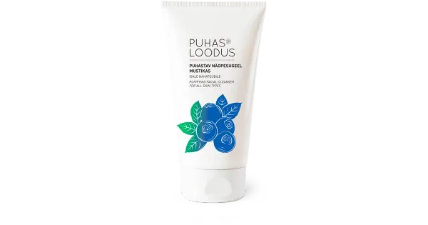 Puhas Loodus näopesugeel mustika 150ml puhastav
