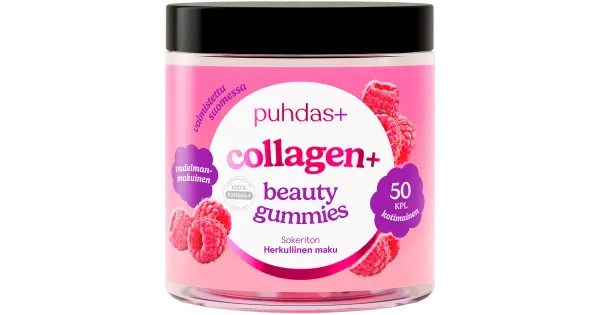 Puhdas+ kollageen + Beauty  närimiskommid 50 tk