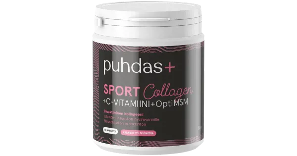 Puhdas+ kollageenipulber C-vitamiin-OptiMSM 260g