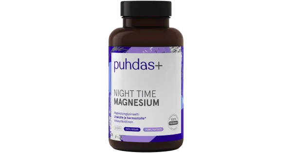 Puhdas+ magneesium Night Time 120 kapslit