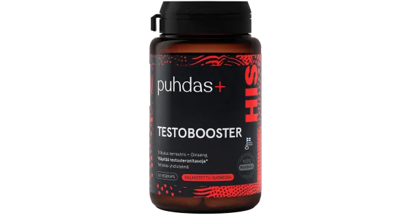 Puhdas+ testosterooni tõstvad kapslid 60tbl