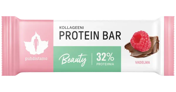 Puhdistamo Beauty vaarikamaitseline valgubatoon kollageeniga 30 g