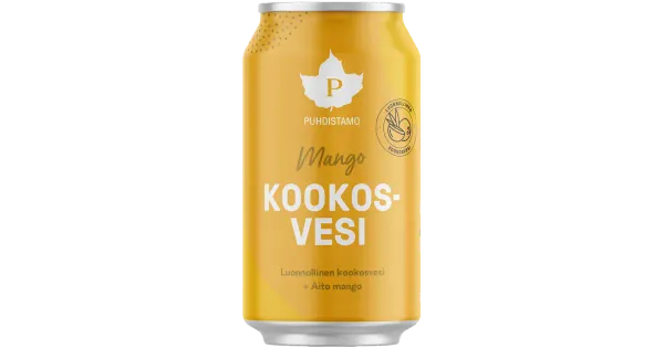 Puhdistamo Kookosvesi mango, 0,31 l