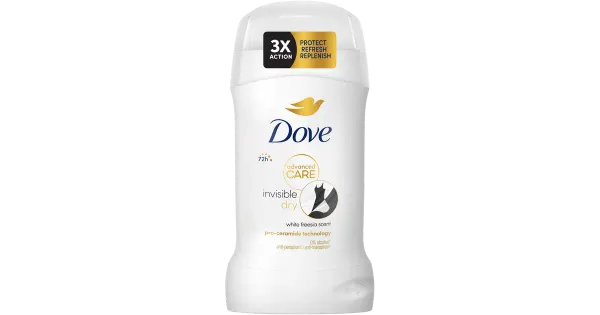 Pulkdeodorant Dove 72h Invisible Dry 50ml