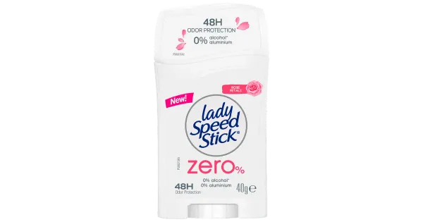 Pulkdeodorant Lady Speed Stick Zero Rose Petals 40g