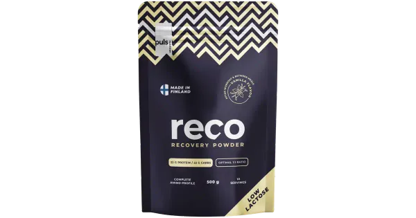 PULS Reco taastusjoogipulber, Vanilje, laktoosivaba 500g