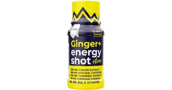 Puls tsitruse-ingveri maitseline energia shot, 60 ml