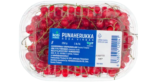 Punanesõstar 250 g Kotimaista