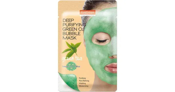 Purederm näomask Deep Purifying Green O2 Bubble