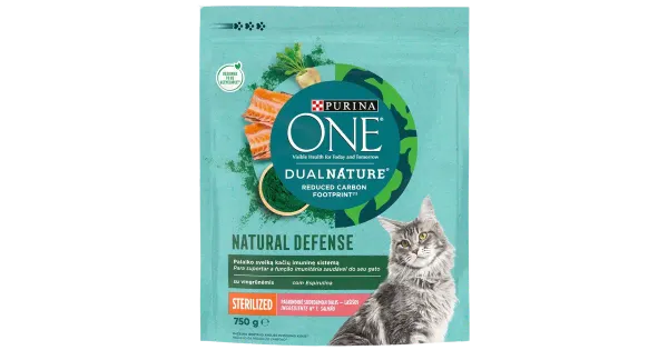Purina One DualN steril.kassile lõhe/spirulina 750g