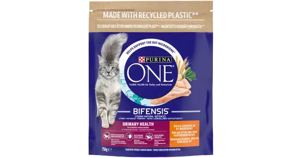 Purina One Urinary Health kana ja nisuga kuivtoit kassile 750 g