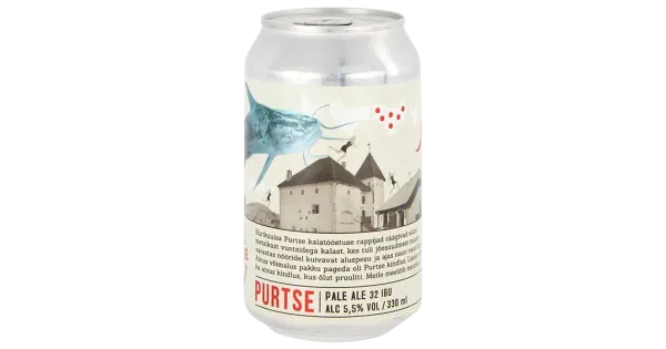 Purtse Pale Ale õlu 5,5%vol 330ml