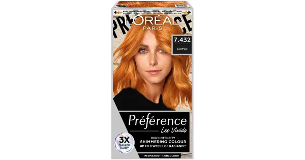 Püsivärv Loreal Preference Copper 7.432