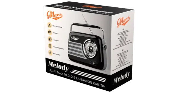 Raadio Macs Melody must