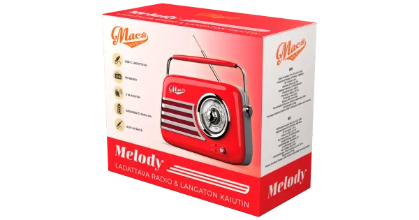 Raadio Macs Melody punane