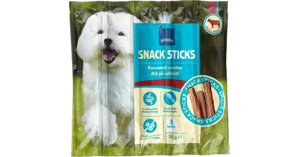 Rainbow närimispulgad koertele loomalihaga 55g