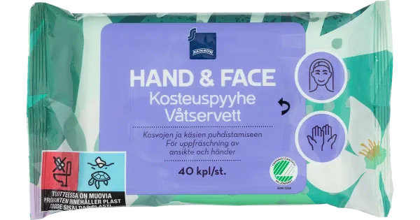 Rainbow niisked salvrätid kätele ja näole 40tk