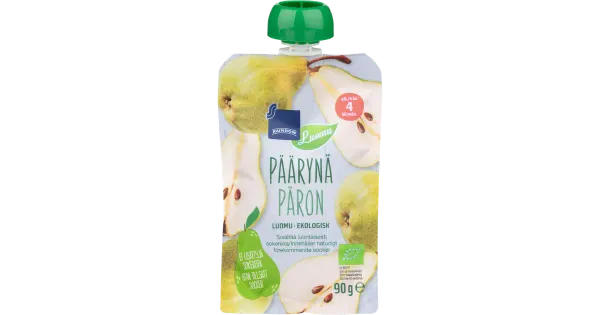 Rainbow pirnipüree 90 g, alates 4-elukuust