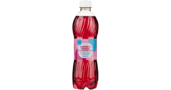 Rainbow vaarika-maasikamaitseline kontsentraat 1+7, 500 ml