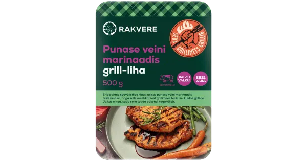 Rakvere Grill-Liha Punase Veini Marinaadis 500G