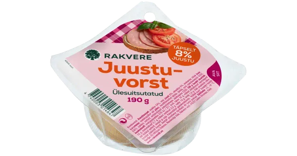 Rakvere Juustuvorst, Viilutatud 190G