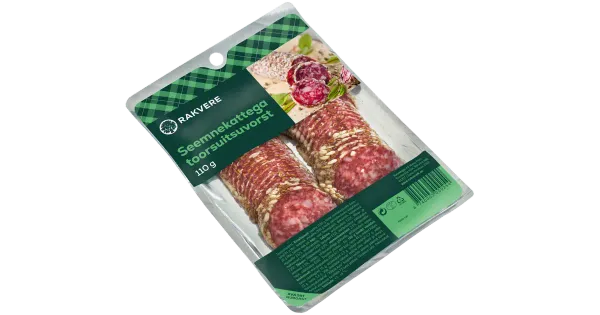 Rakvere Seemnekattega Toorsuitsuvorst 110G Viil