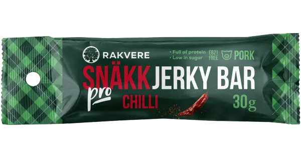 Rakvere SNÄKK pro Chilli jerky bar 30 g