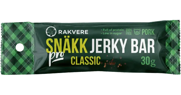 Rakvere SNÄKK pro Klassikaline jerky bar 30 g