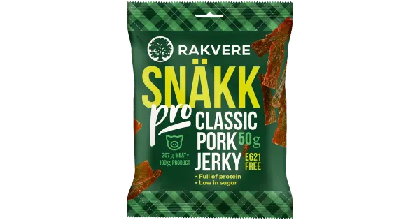 Rakvere SNÄKK pro klassikaline pork jerky 50 g