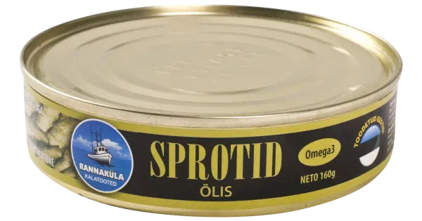 Rannaküla sprotid õlis 160 g